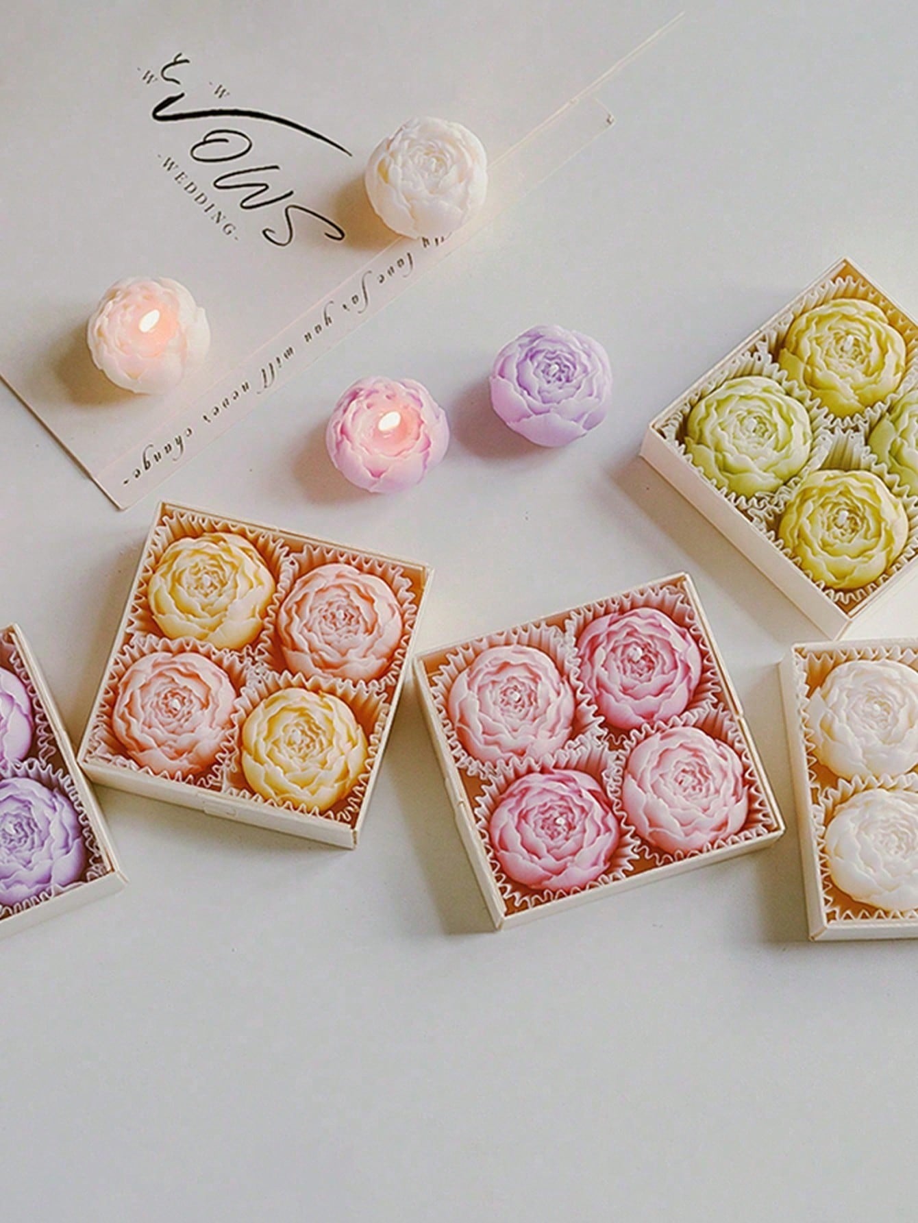 4 stuks/doos rozengeurende soj - Home Decor Handmade recensie en prijs