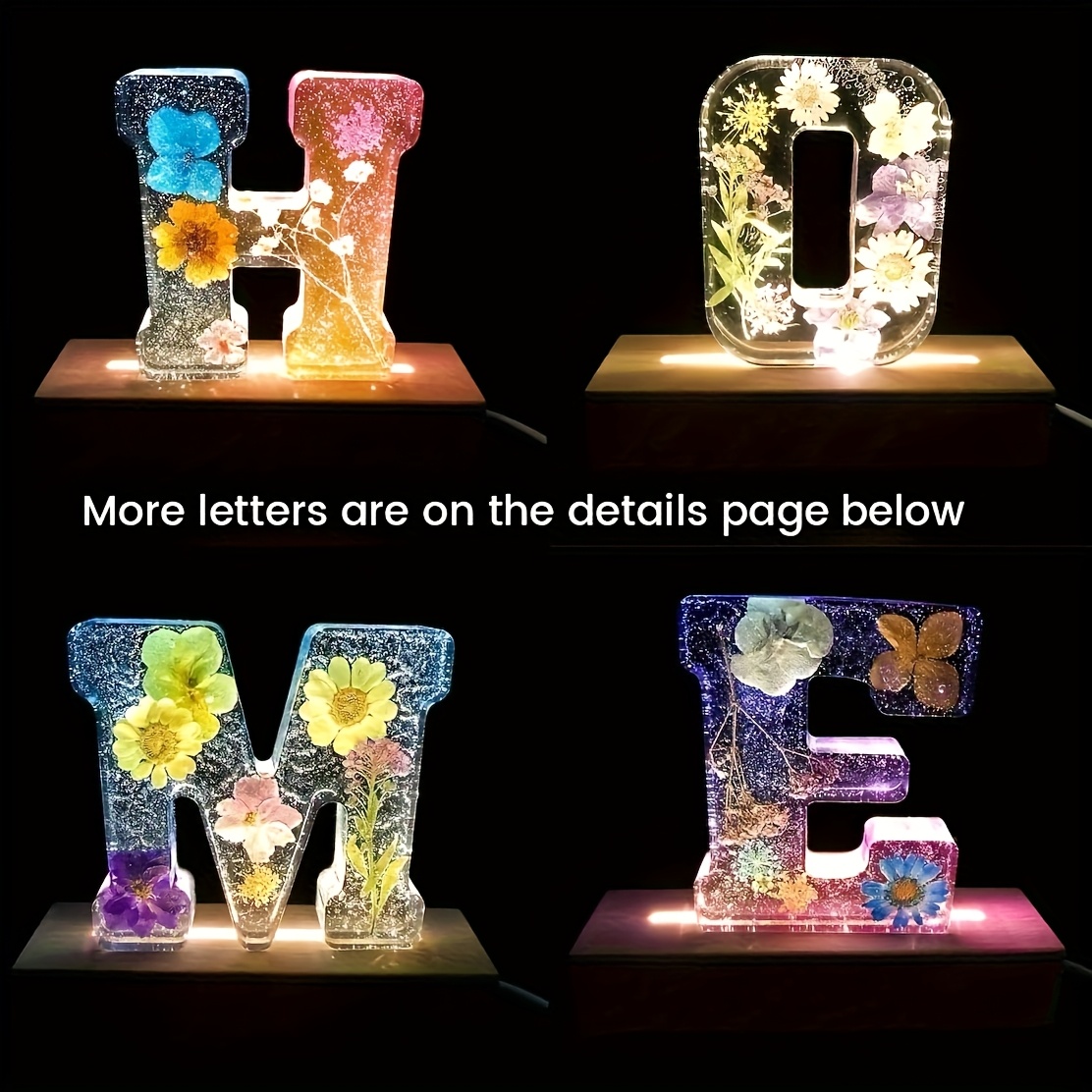 7-inch grote letterharsmal, 3D - Home Decor Handicraft recensie en prijs