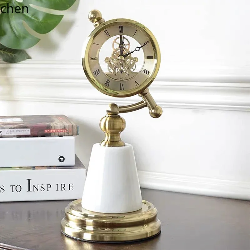 D3L19- Marmeren tafelklok orna - Home Decor Resin recensie en prijs