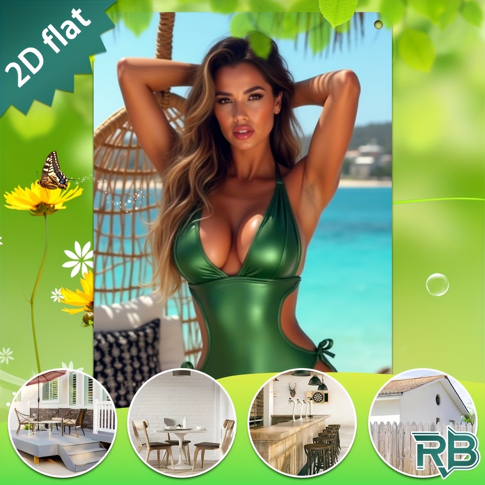 Vintage groene badpak strandme - Home Decor Green recensie en prijs
