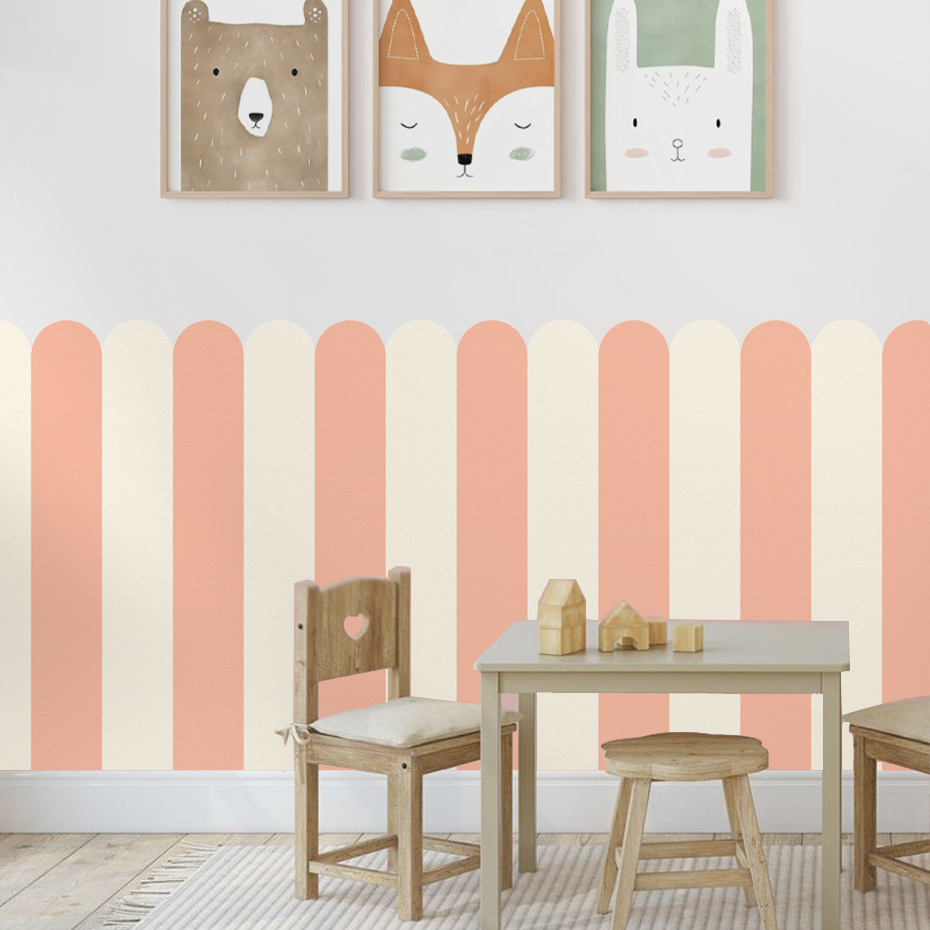 Veelkleurig verticaal gestreep - Home Decor Game recensie en prijs