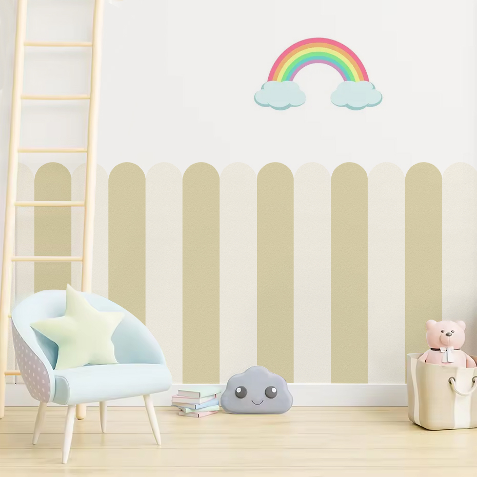 Veelkleurig verticaal gestreep - Home Decor Game recensie en prijs