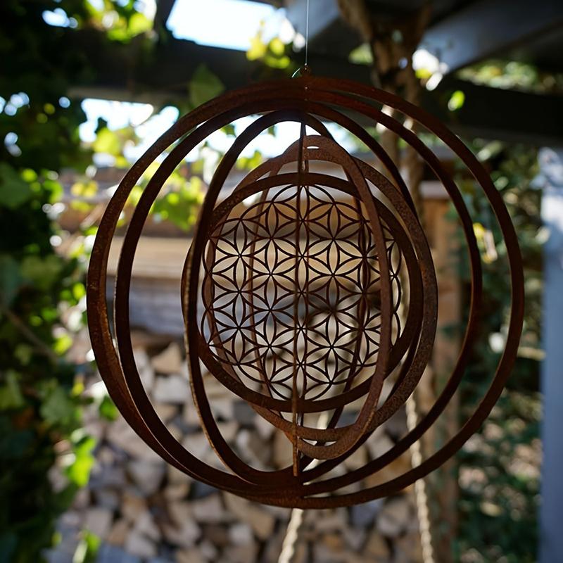Metalen spiraalvormige windwij - Home Decor Handicraft recensie en prijs