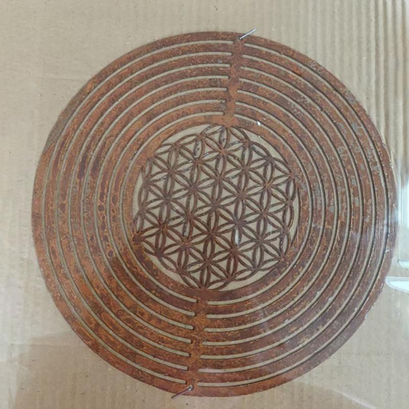 Metalen spiraalvormige windwij - Home Decor Handicraft recensie en prijs