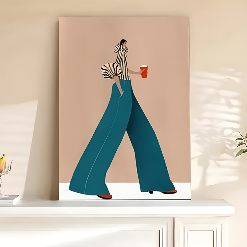 Modieuze blauwe broek vrouw po - Home Decor Niche recensie en prijs