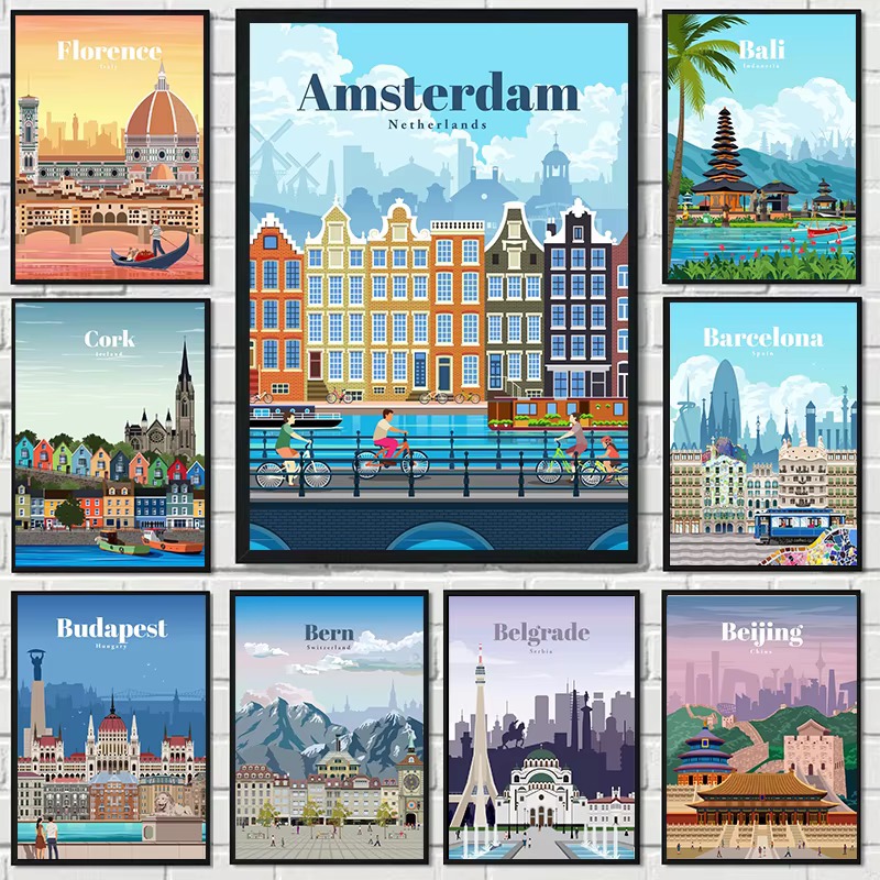 Diamond Painting Amsterdam Tok - Home Decor London recensie en prijs