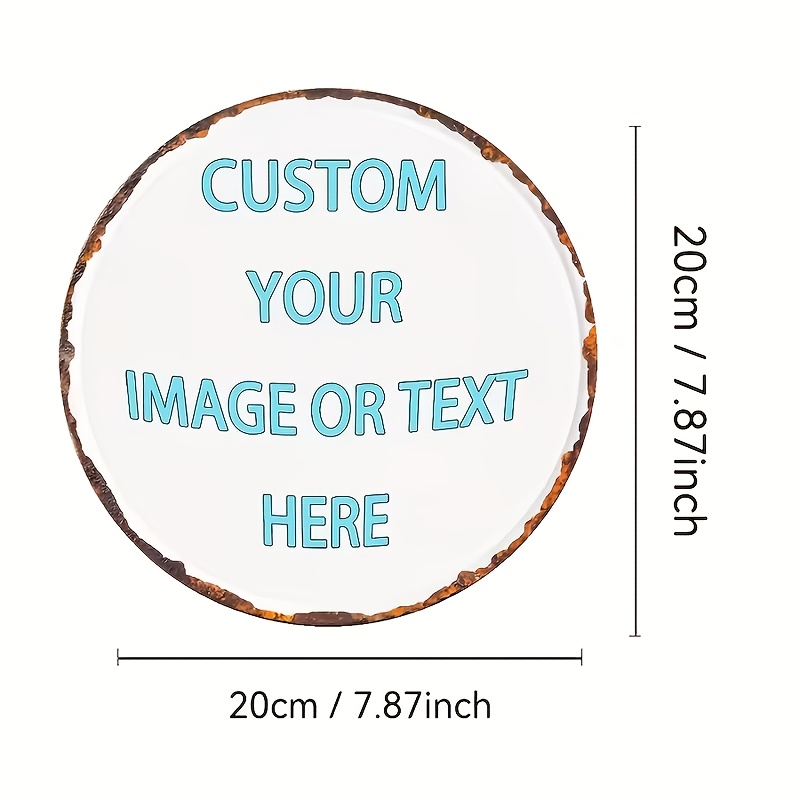 Op maat gemaakt rond metalen b - Home Decor Free Images recensie en prijs